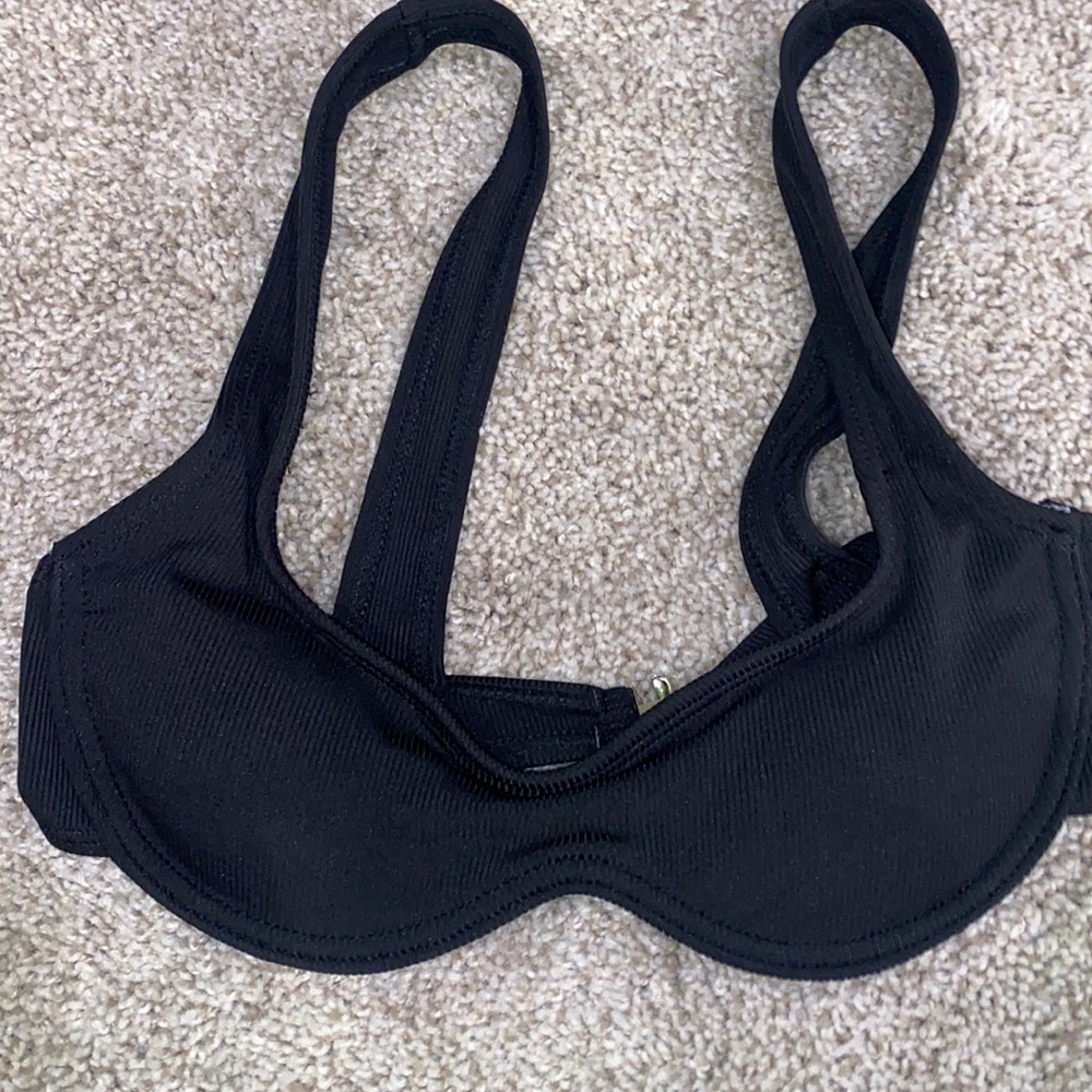 Black Shein Swim Top